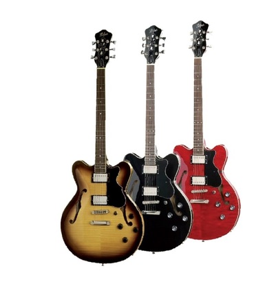 GUITARRA ELÉCTRICA HÖFNER VERYTHIN-CT NEGRA