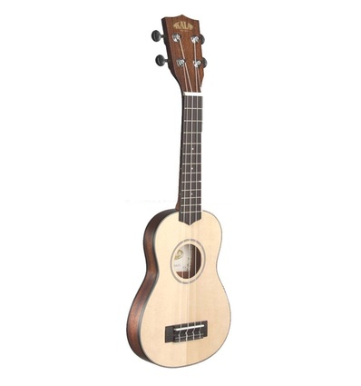 UKELELE SOPRANO DE KALA SERIE VIAJE TAPA MACIZA