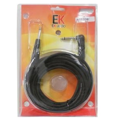 CABLE PARA GUITARRA EK JACK-JACK RECTO-ACODADO 6M