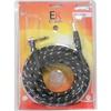 CABLE EK AUDIO PARA GUITARRA JACK - JACK RECTO- ACODADO TELA TRENZADA DE 6 M