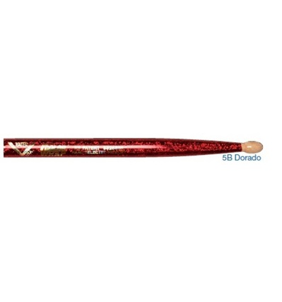 BAQUETAS VATER COLOR WRAP ROJO